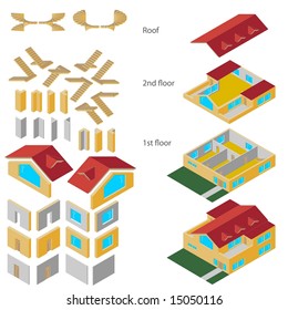 Make your dream house kit easy to change colors