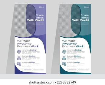 Haga que su mensaje destaque: Pancartas de Rollup personalizadas para cualquier ocasión! eleve tu marca con diseños de pancartas de aumento que captan la vista