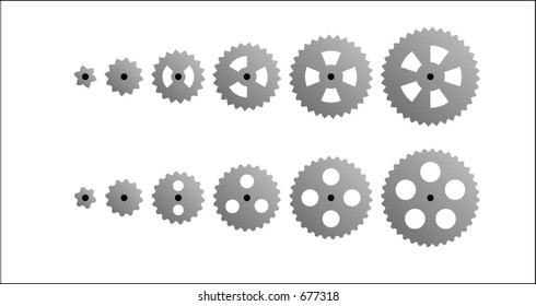 Make your own gear pattern with these templates