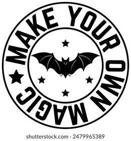 make your own magic t shirt design, vector file