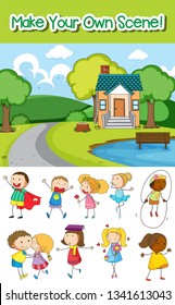 Hacer su propia ilustración de escena