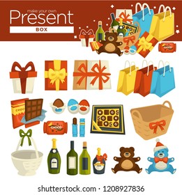 Make your present box, Christmas celebration and greeting traditions