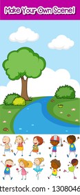 Make your won scene illustration
