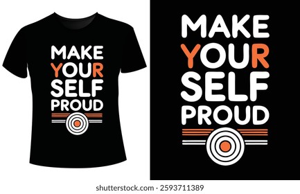 Make Yourself T-Shirt Design Vector  Illustration – Custom Graphics