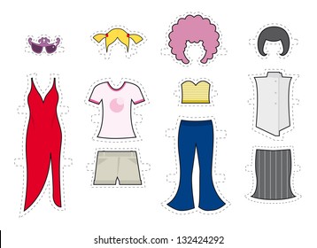 Makeover / Exchangeable looks or Costume partty