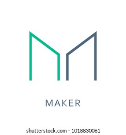 Maker Coin Cryptocurrency Sign