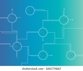 Maker cryptocurrency circuit technology background