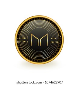 Maker Cryptocurrency Coin Isolated