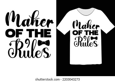 Maker of the Rules svg design