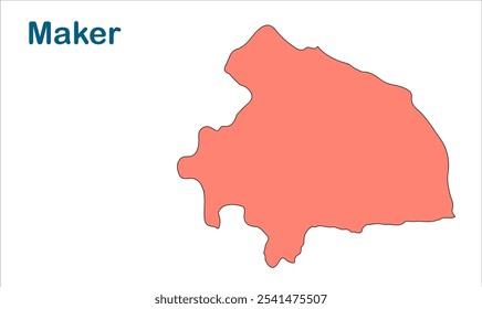 Maker subdivision map ,Saran District, Bihar State, Republic of India, Government of Bihar, Indian territory, Eastern India, politics, village, tourism