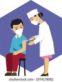 makes the inoculation a vaccine against the virus