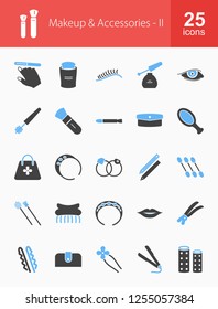Makeup & Accessories Filled Icons
