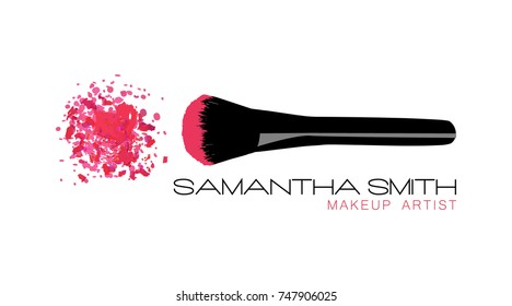 Simple Makeup Artist Logo Design