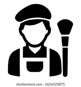 Makeup artist icon on white background vector
Movie vector icon
