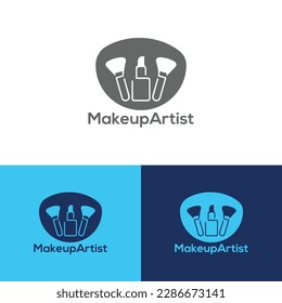  Design-Vektorgrafik-Design des Make-up-Logos,
