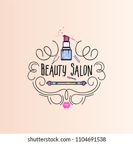 Makeup artist web elements for website templates. New collection - business concept.