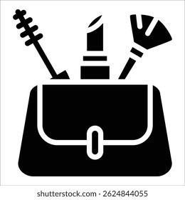 Makeup Bag Icon Element für Design
