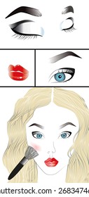 Makeup for blondes