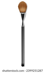 Makeup blush. Beauty cosmetics mockups. Isolated realistic luxury icon. Fashion accessory for cosmetics, artist tool for model face