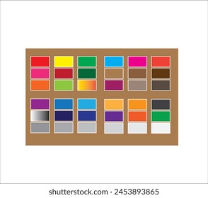 makeup box design eps 10