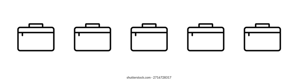 Makeup-Box-Icon-Design, Logo, App, UI. Vektorgrafik, EPS