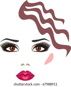 makeup for brown-haired with brown eyes