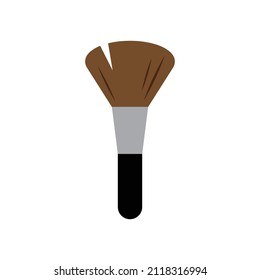 makeup brush cosmetic icon vector