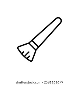 Makeup brush icon Art design illustration