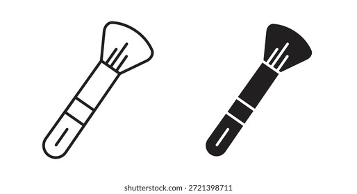 Makeup brush icon concept set. Simple icon collection