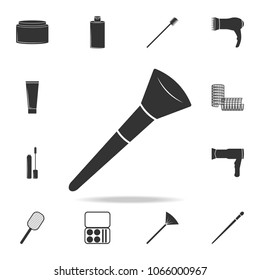Makeup Brush icon. Detailed set of Beauty salon icons. Premium quality graphic design icon. One of the collection icons for websites, web design, mobile app on white background