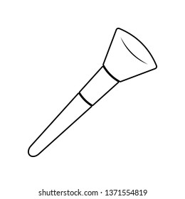 Makeup Brush icon. Element of Beauty salon for mobile concept and web apps icon. Outline, thin line icon for website design and development, app development