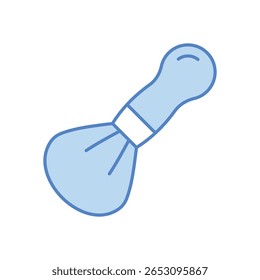 Makeup Brush Icon vector stock illustration