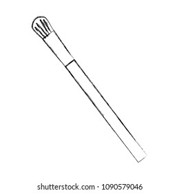 makeup brush isolated icon