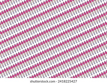 Makeup brush, pattern vector background, for elegant makeup backgrounds in pink, white and gold colors