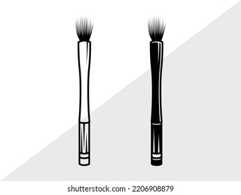 Makeup Brush SVG Printable Vector Illustration svg