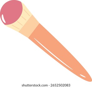 Makeup Brush Vector Flat Illustration