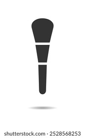 Makeup brush vector icon. Makeup brush design