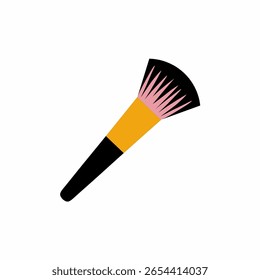 Makeup brush vector illustration isolated on white background beauty and cosmetics