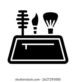 Makeup container icon Glyph Icon Design For Personal And Commercial Use
