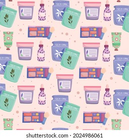 makeup and cosmetics skincare background