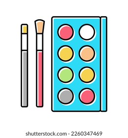 make-up cosmetics and tools color icon vector. make-up cosmetics and tools sign. isolated symbol illustration