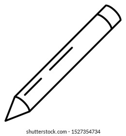 Makeup Eyeliner Pencil Vector Icon Design