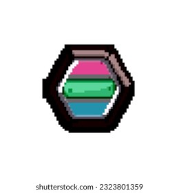 makeup eyeshadow beauty game pixel art retro vector. bit makeup eyeshadow beauty. old vintage illustration