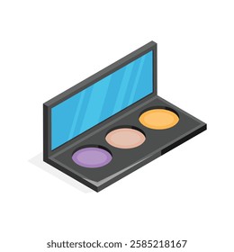 A makeup eyeshadow palette with multiple colors for beauty looks.