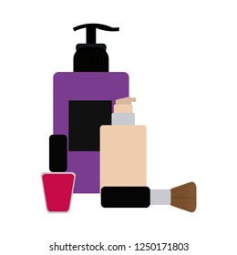 Makeup fashion concept