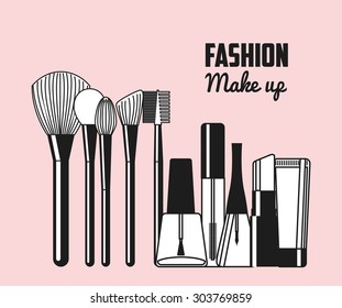 makeup female design, vector illustration eps10 graphic 