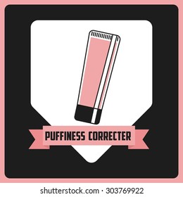 makeup female design, vector illustration eps10 graphic 