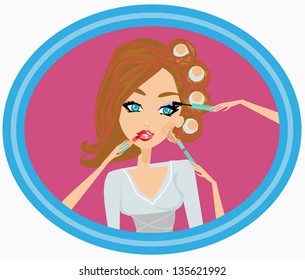 Make-up girl