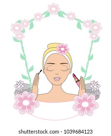 Make-up girl Illustration