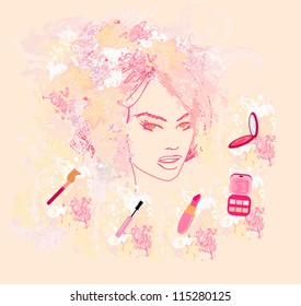 Make-up girl - poster